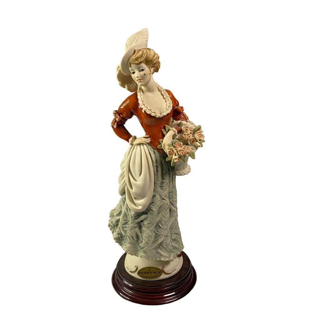 Giuseppe Armani Porcelain Florence Sculpture Figurine‎ Little Flower Statue